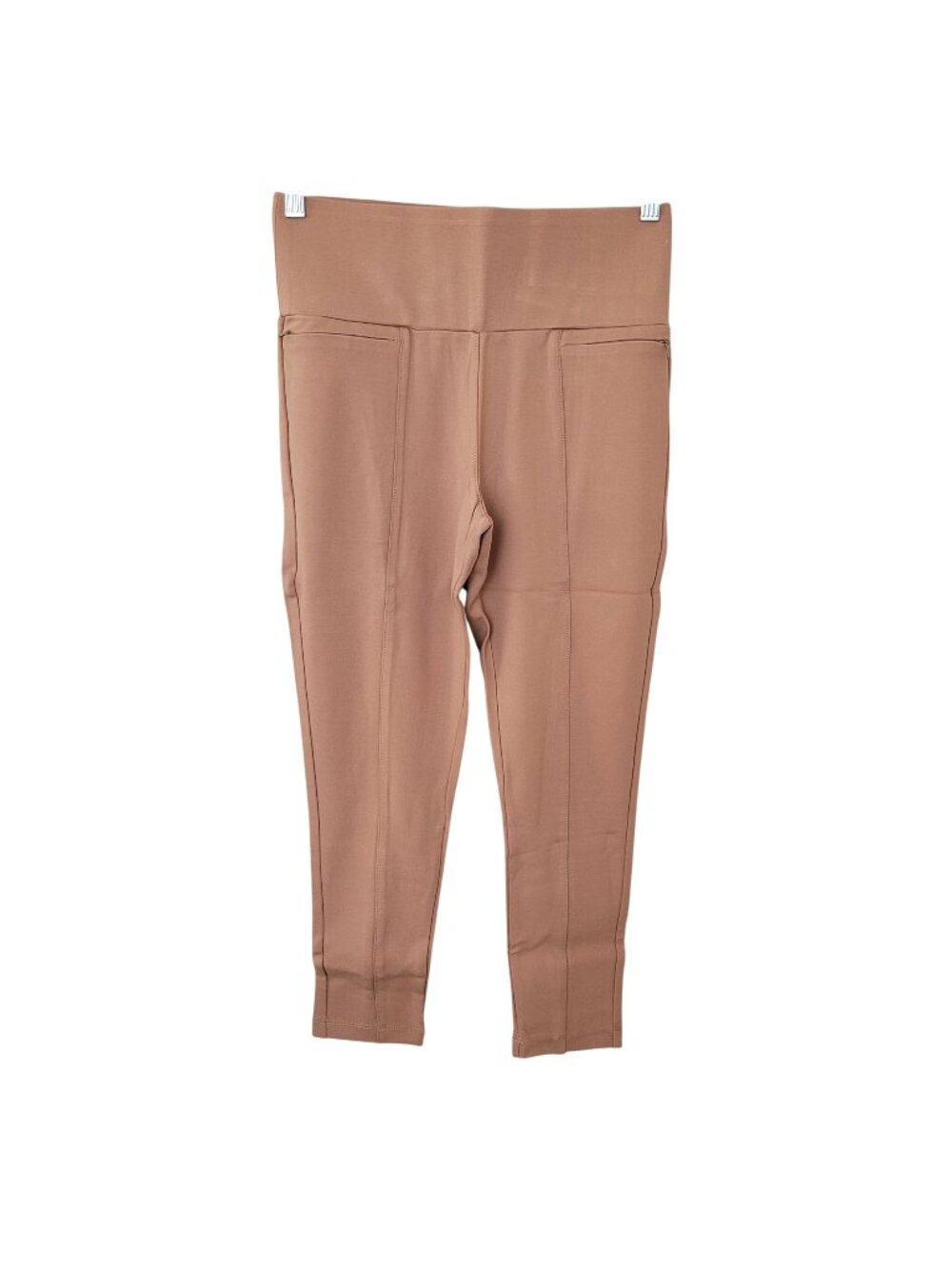 Betabrand Petite Powder Down DPYP Dress Pant Yoga Pant Womens Size SP Tan NWOT